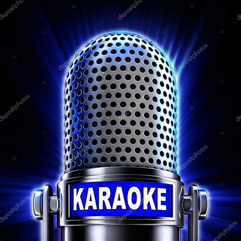 karaoke stock photo